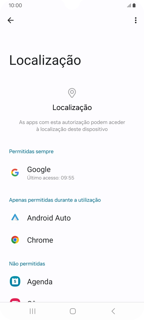 Prima a app pretendida.