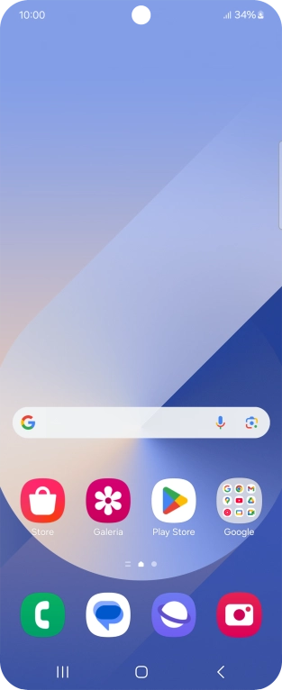 Quando o ícone de bateria em carregamento for mostrado no ecrã, a bateria está em carregamento.