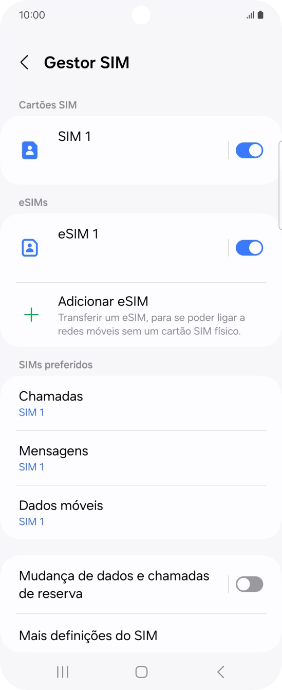 Prima a tecla de início para terminar e voltar ao ecrã inicial.