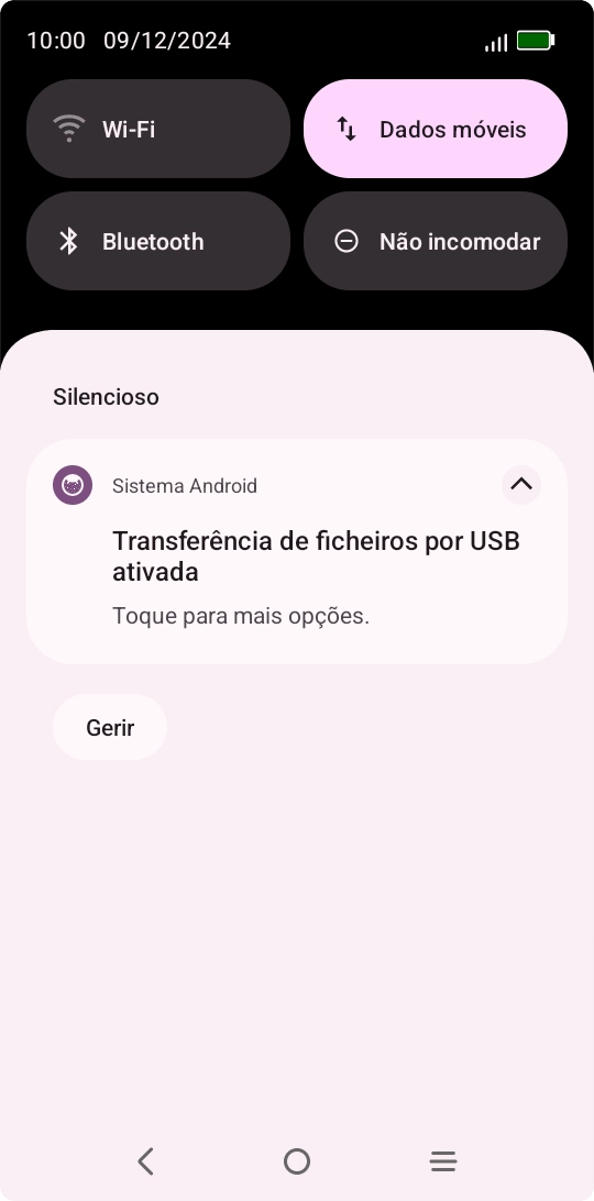 Prima Toque para mais opções..