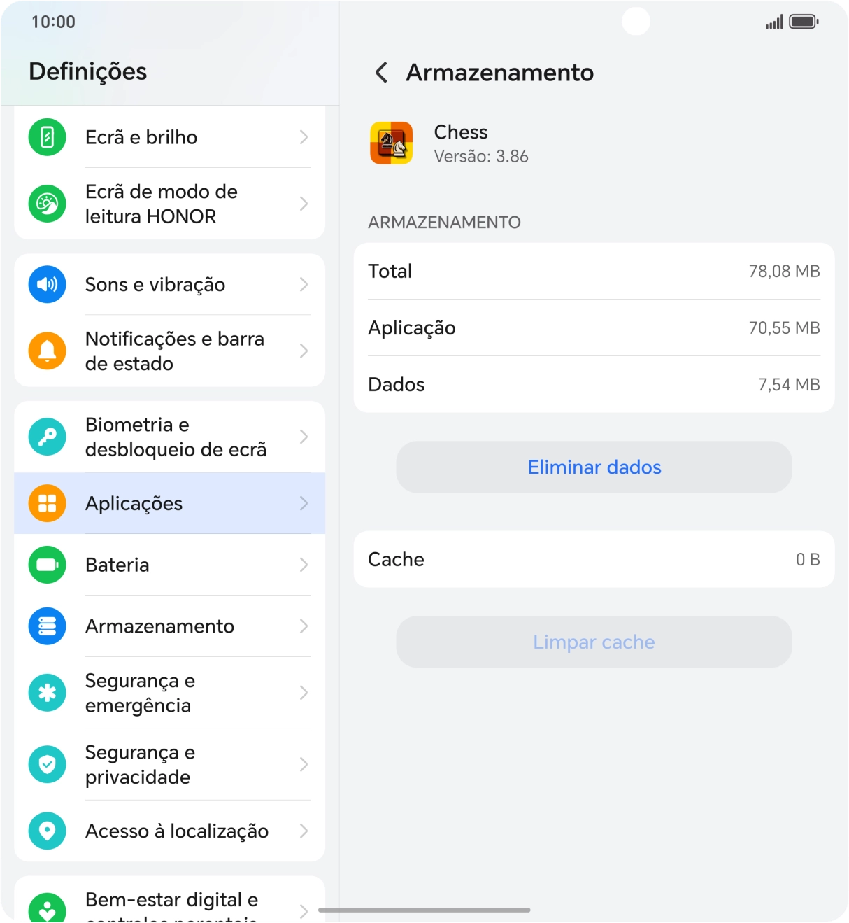 Para voltar ao ecrã inicial, deslize o dedo de baixo para cima a partir da base do ecrã.