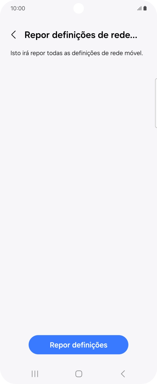 Prima Repor definições.