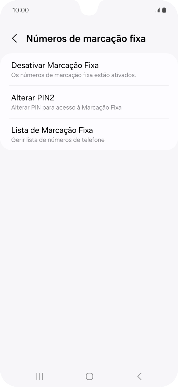 Prima Desativar Marcação Fixa.