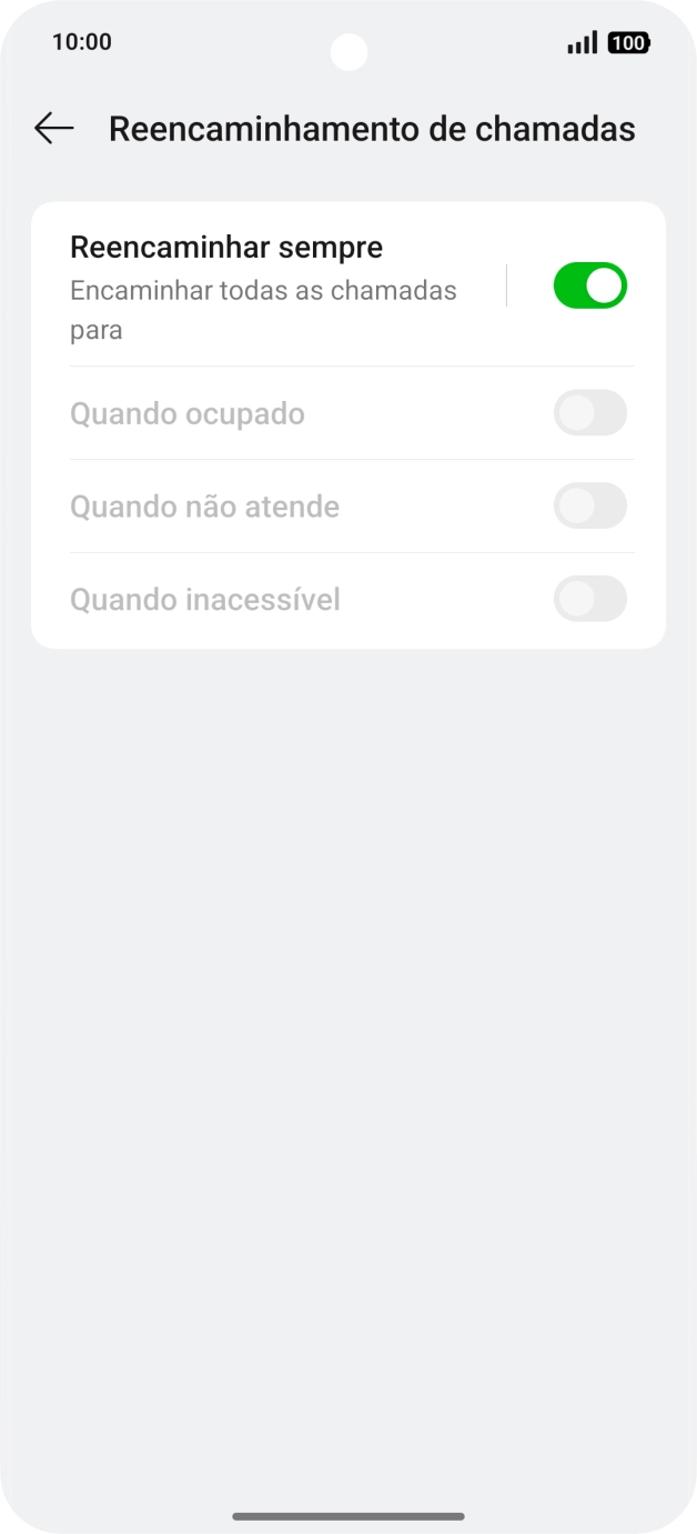 Prima o indicador junto ao tipo de desvio pretendido.