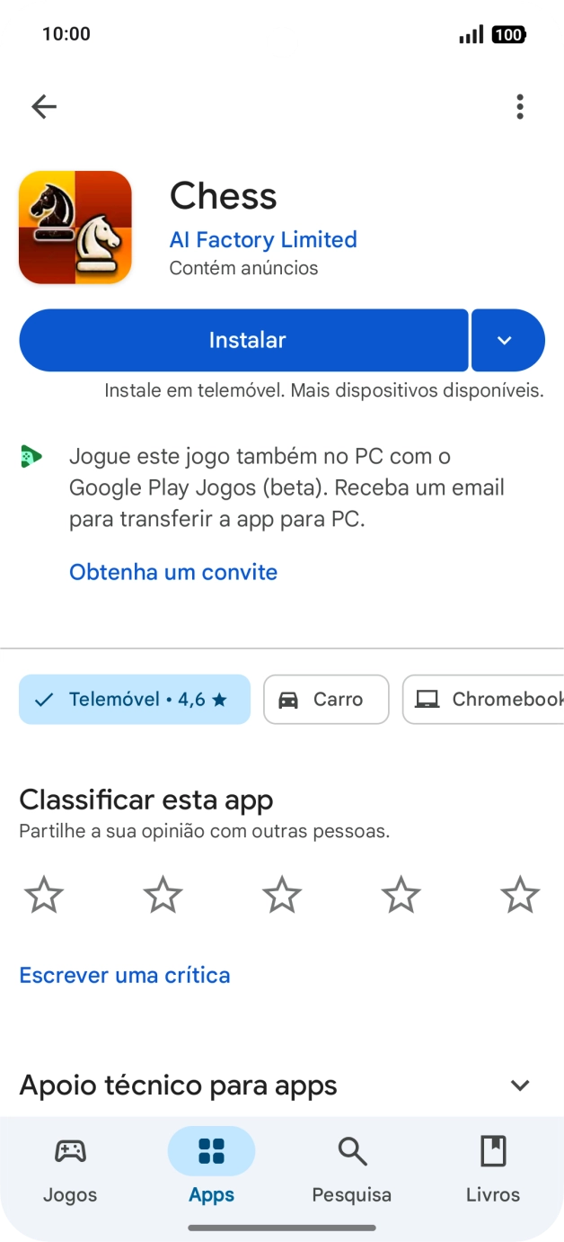 Para voltar ao ecrã inicial, deslize o dedo de baixo para cima a partir da base do ecrã.