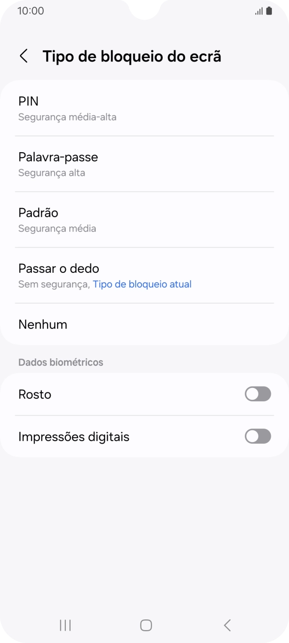 Prima Impressões digitais.