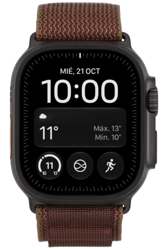 Imagen 1: Vista frontal del Apple Watch Ultra 4 - Black