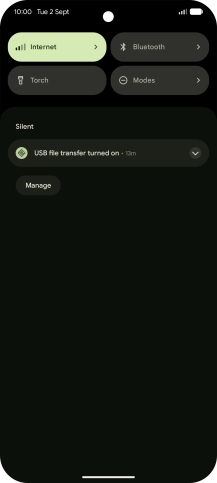 Press the drop down list.