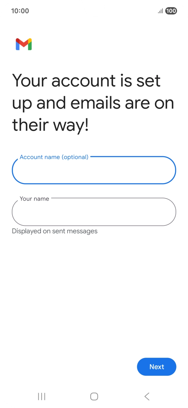 Press the field below 