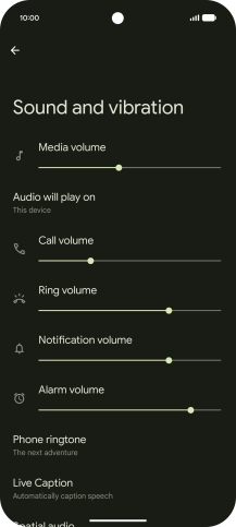 Press Phone ringtone.