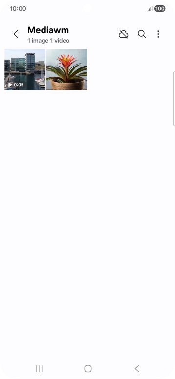 Press and hold any picture or video.