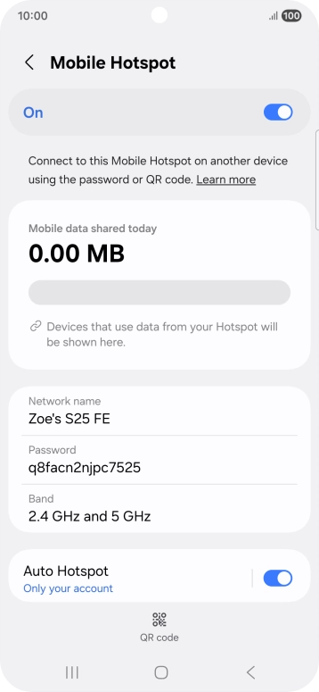 Press the Home key to return to the home screen.