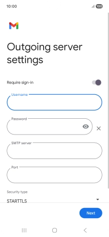Press the field below 