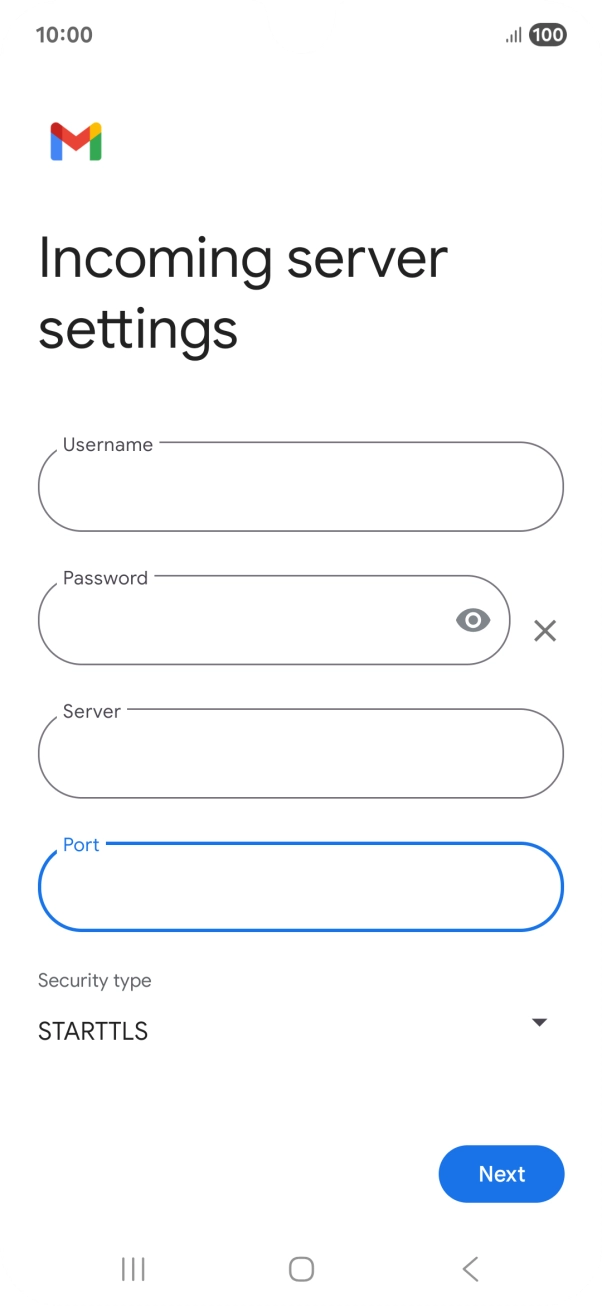 Press the drop down list below 