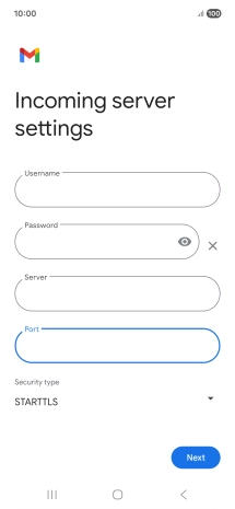 Press the drop down list below 