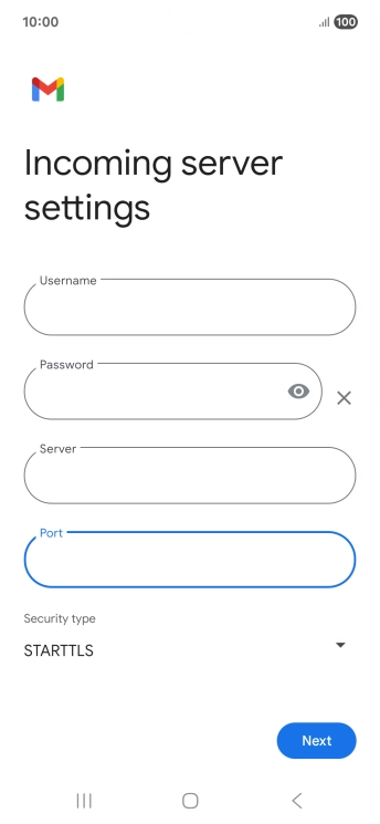 Press the drop down list below 