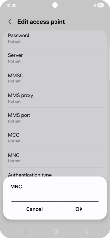 Key in 01 and press OK. Key in 01 and press OK.