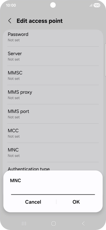 Key in 01 and press OK. Key in 01 and press OK.