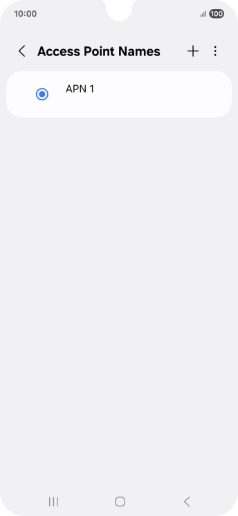 Press the add icon. Press the add icon.