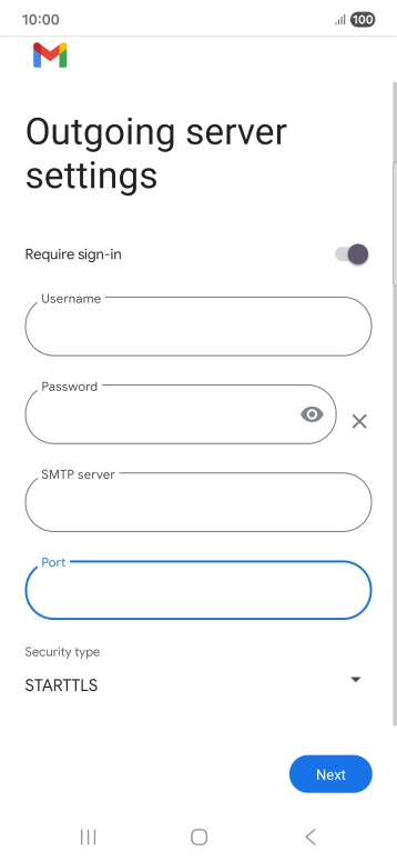 Press the drop down list below 