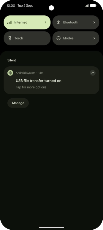 Press Tap for more options..