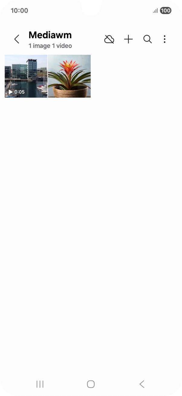 Press and hold any picture or video. Press and hold any picture or video.