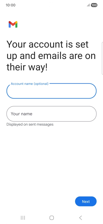 Press the field below 