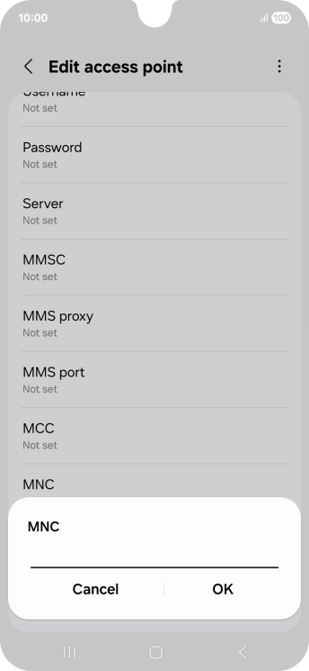 Key in 01 and press OK. Key in 01 and press OK.