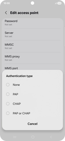 Press None. Press None.