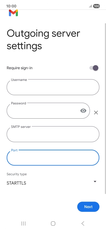 Press the drop down list below 