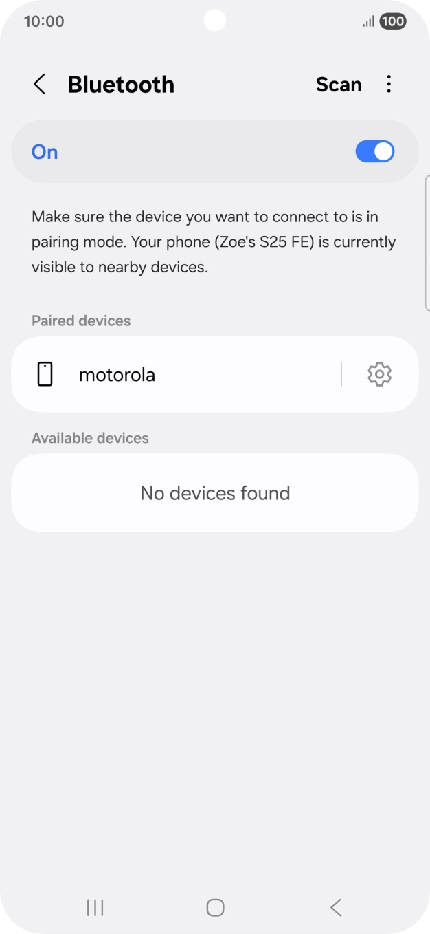 Press the Home key to return to the home screen.