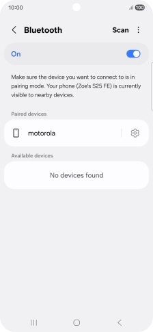 Press the Home key to return to the home screen.