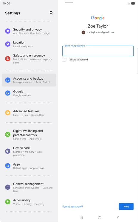 Press the field below Press the field below