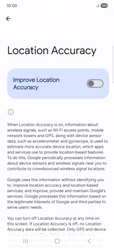If you press the indicator next to 