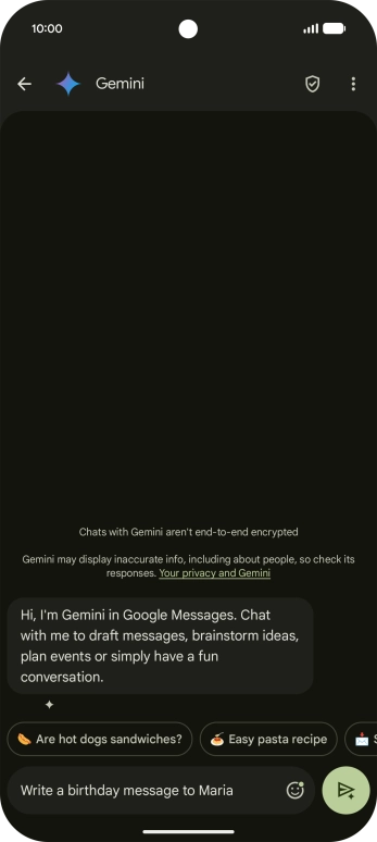 Write or say in your own words which topic you would like to use.