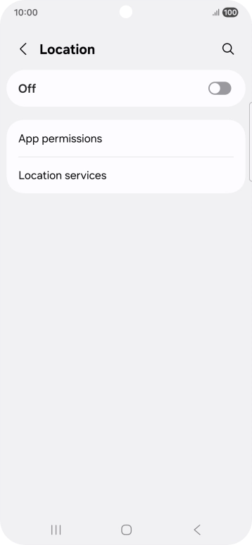 Press the indicator to turn the function on or off.