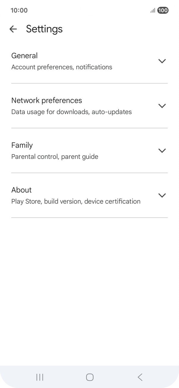 Press Network preferences.
