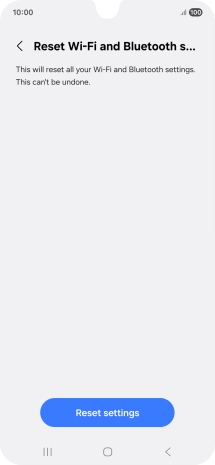 Press Reset settings.