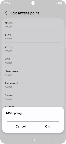 Key in 10.1.1.180 and press OK.