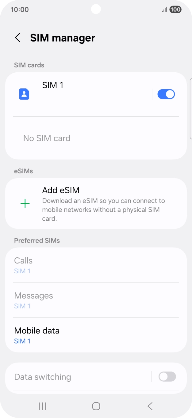 Press Add eSIM. Press Add eSIM.