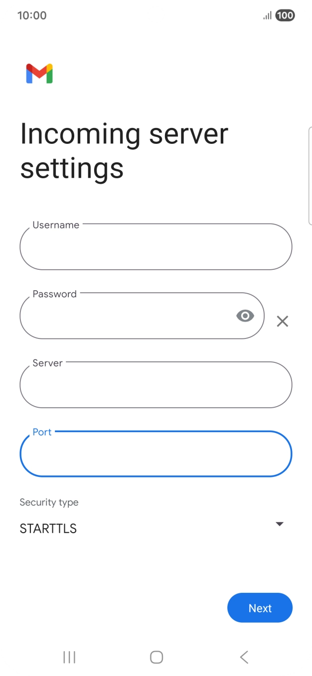 Press the drop down list below 