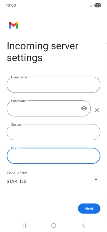 Press the drop down list below 