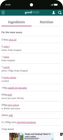 Go to the screen that you would like to translate.