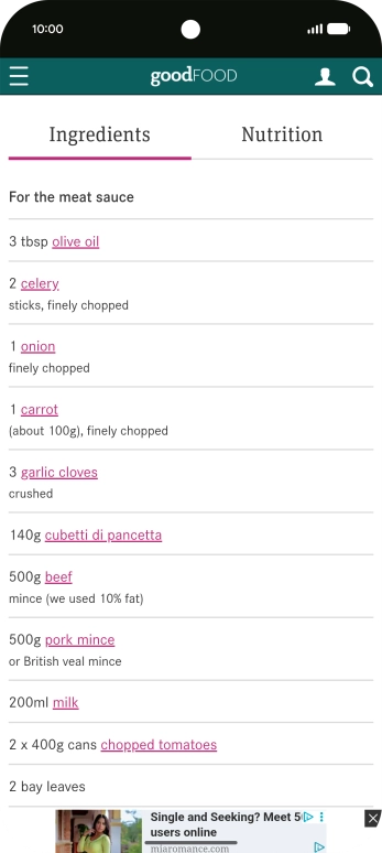 Go to the screen that you would like to translate.