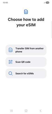 Press Scan QR code. Press Scan QR code.