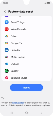 Press Reset. Press Reset.