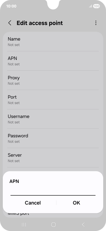 Key in telstra.wap and press OK. Key in telstra.wap and press OK.