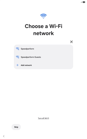 Press the required Wi-Fi network. Press the required Wi-Fi network.
