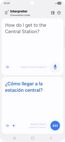 Follow the instructions on the screen to select the required language settings and use the function.