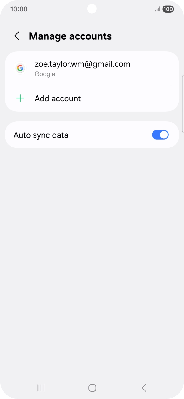 Press the Home key to return to the home screen.